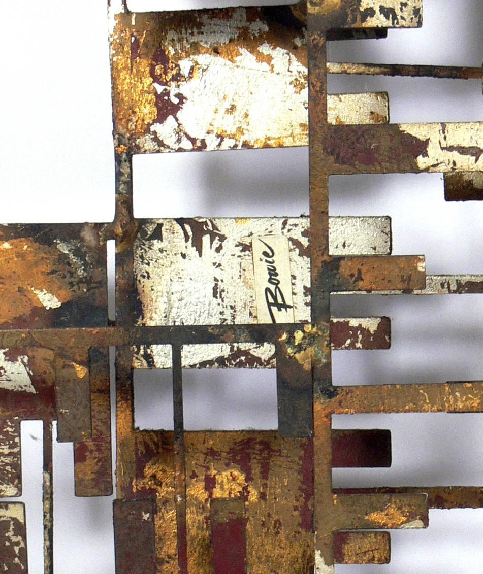 Modern Wall Sculpture by William Bowie In Distressed Condition In Atlanta, GA