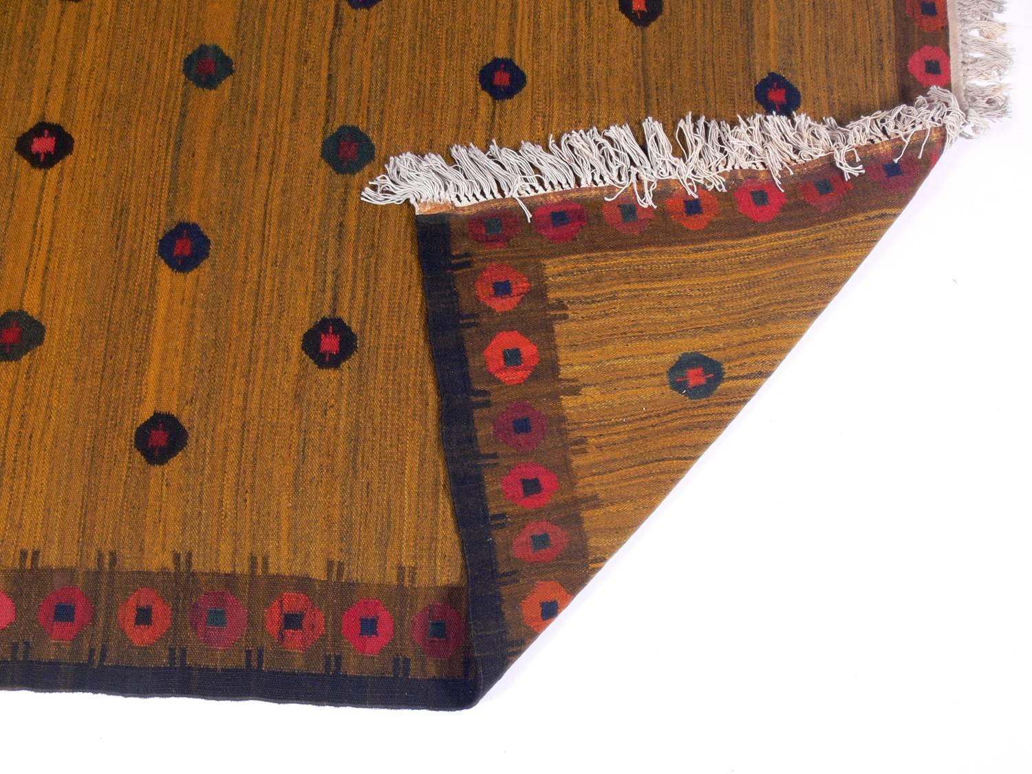 Danish Modern Flat-Weave Carpet In Good Condition In Atlanta, GA