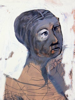 Pair of Marino Marini Portrait Lithographs