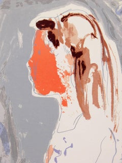 Pair of Marino Marini Portrait Lithographs