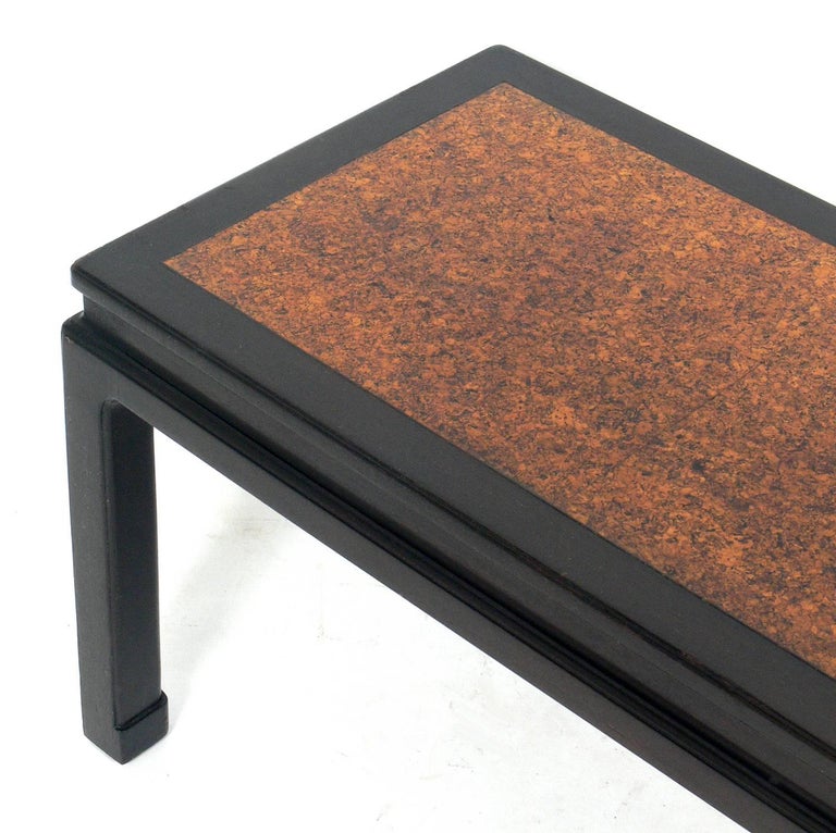 Edward Wormley Cork Top Coffee Table For At 1stdibs American Edward Wormley Cork Top Coffee Table For