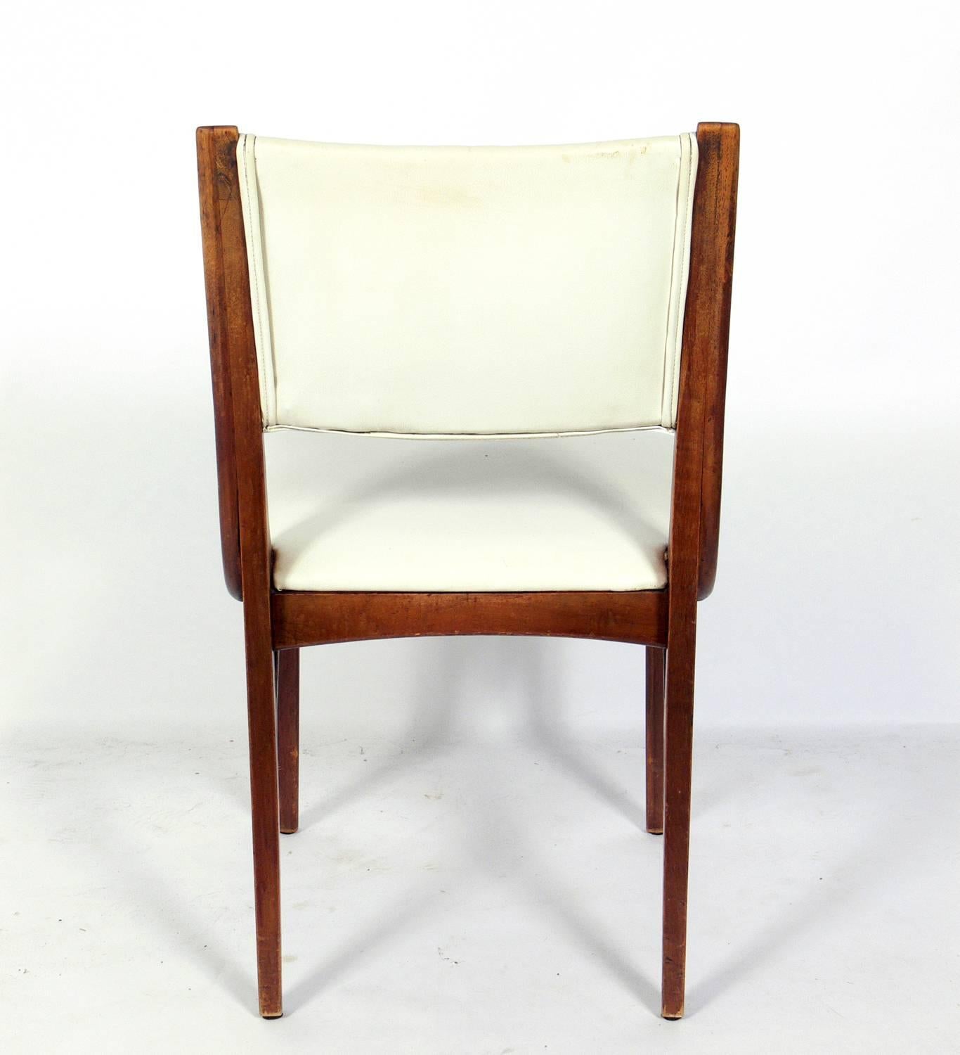 American Curvaceous Mid-Century Modern Dining Chairs by John Van Koert for Drexel