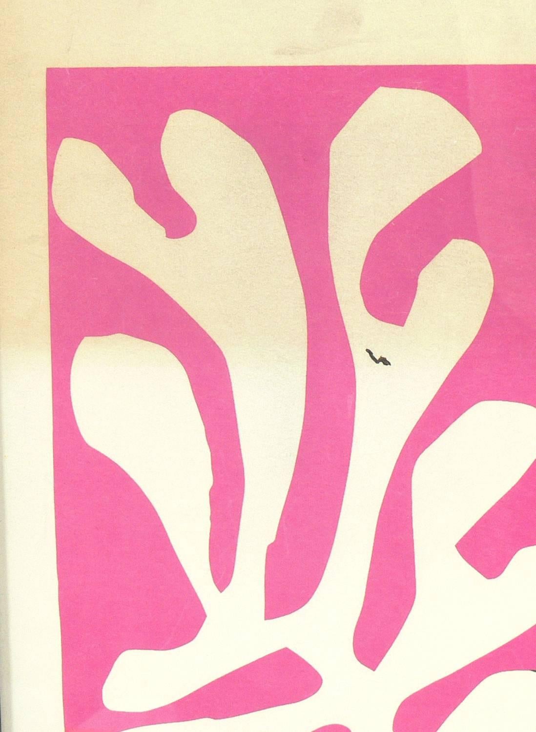 Leuchtend lebhafte Farblithographie nach Henri Matisse im Zustand „Relativ gut“ im Angebot in Atlanta, GA