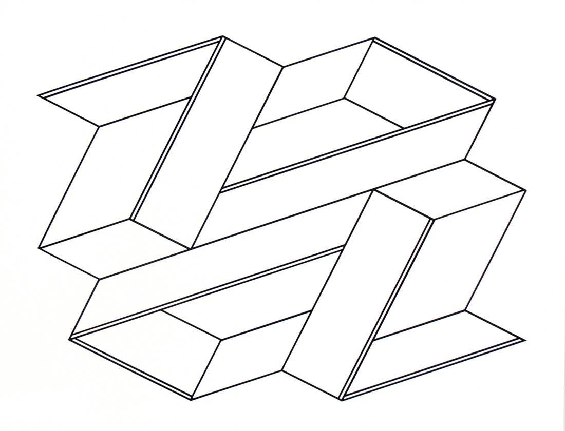 Josef Albers abstrakte Lithographien aus Formulierung und Artikulation, herausgegeben von Harry N. Abrams Inc. in New York und Ives Sillman Inc. in New Haven, um 1972. Diese Werke stammen aus Mappe II, Ordner 21. Sie wurden in sauberen, schwarz