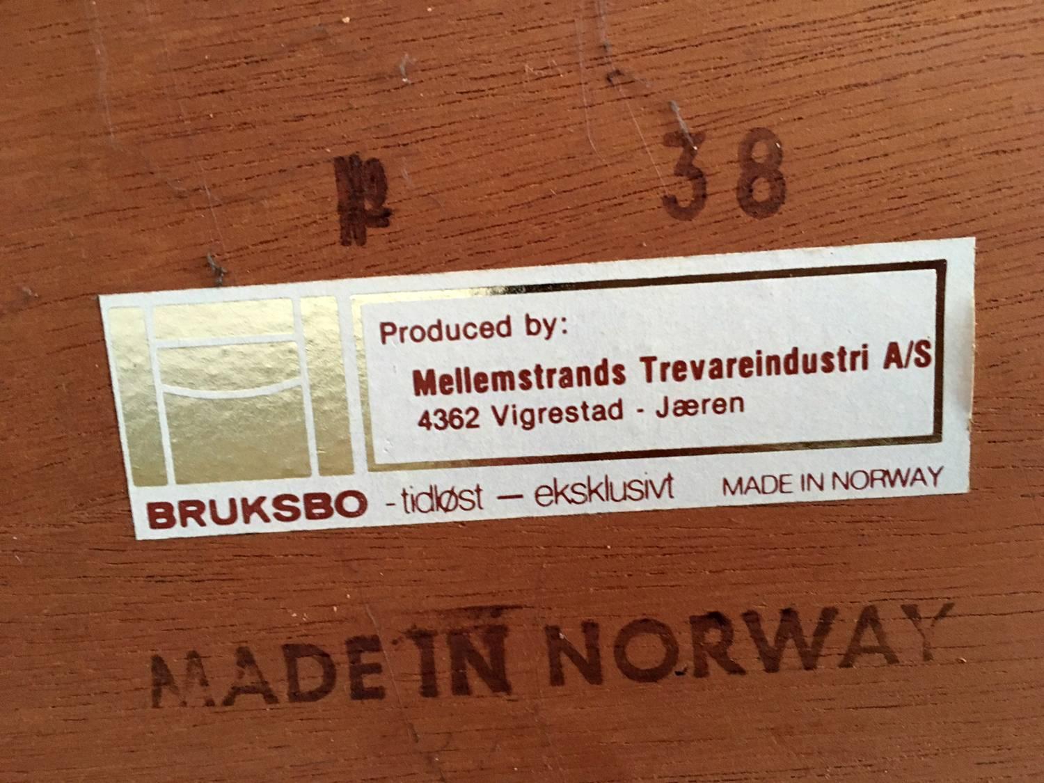 Brass Danish Modern Rosewood Bar Cart by Torbjorn Afdal