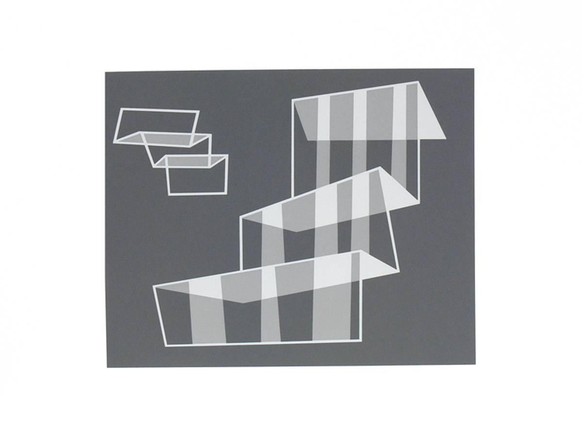 Mid-Century Modern Abstract Lithographs by Josef Albers from Formulation and Articulation For Sale