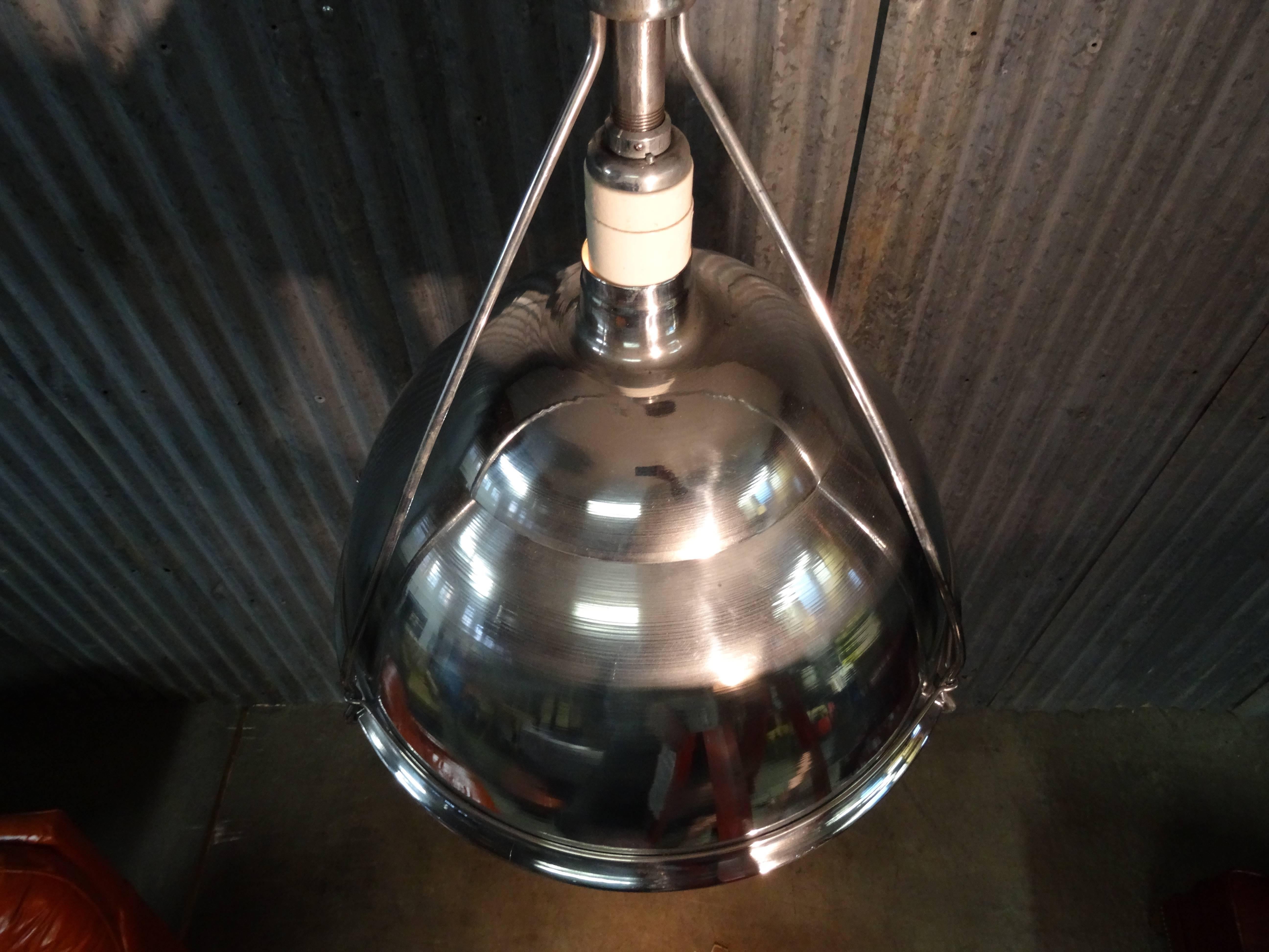 Aluminum Holophane Light In Good Condition For Sale In Spokane, WA