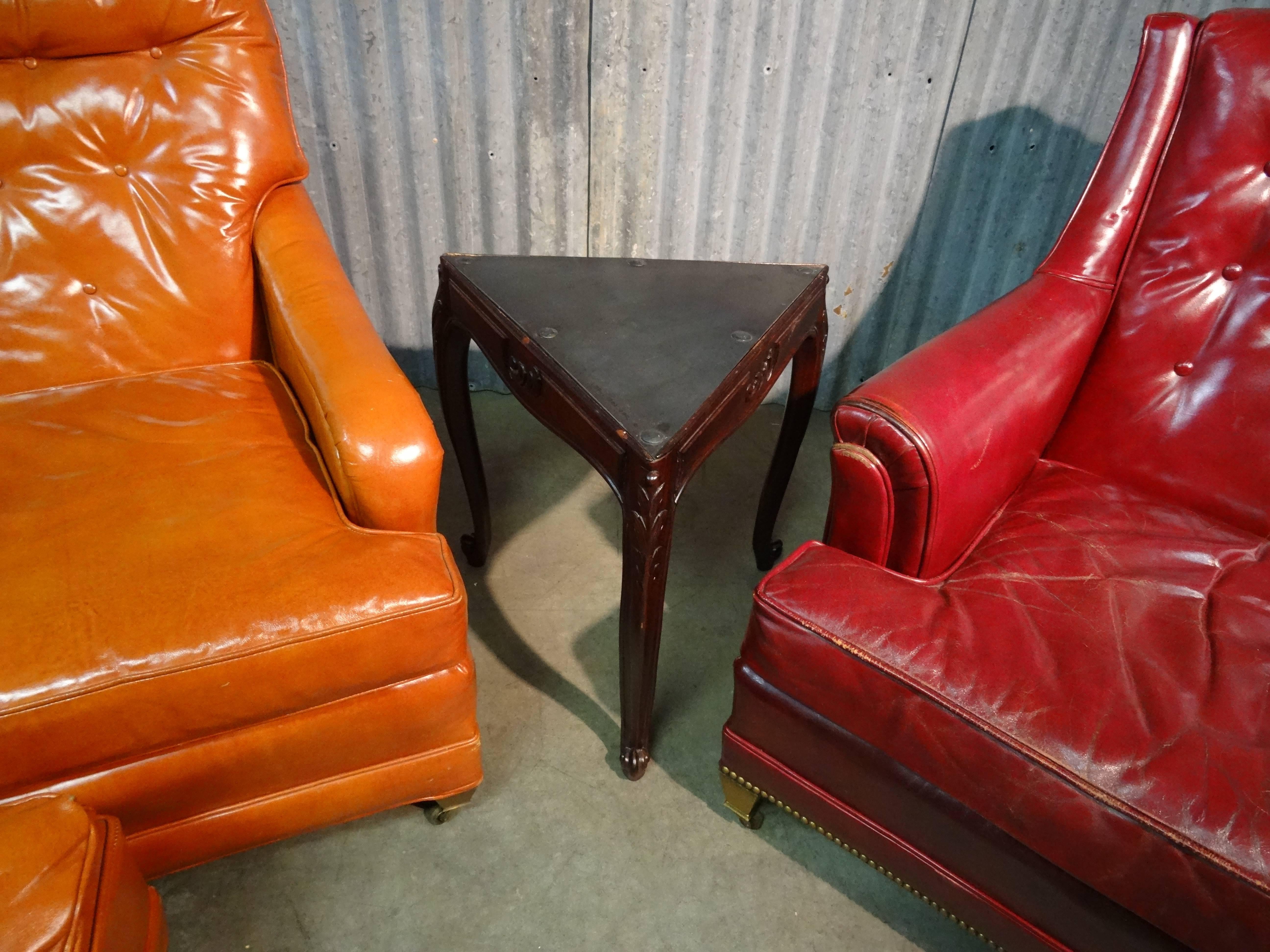 French Triangular Side Table For Sale 1
