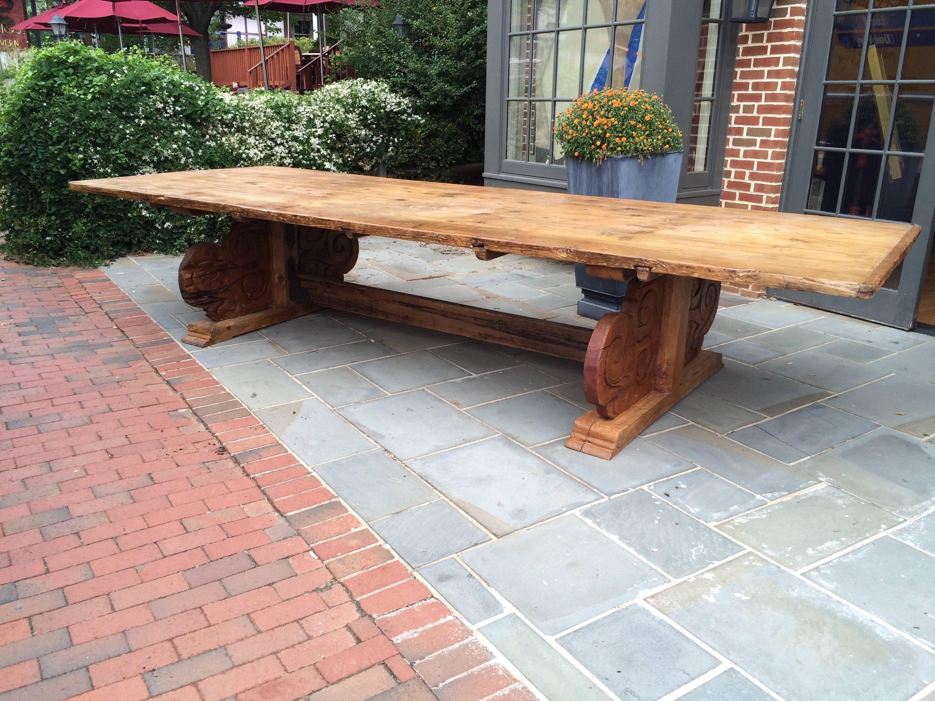 Joinery Magnificent  Early 19th Century Venetian Banquet Table.