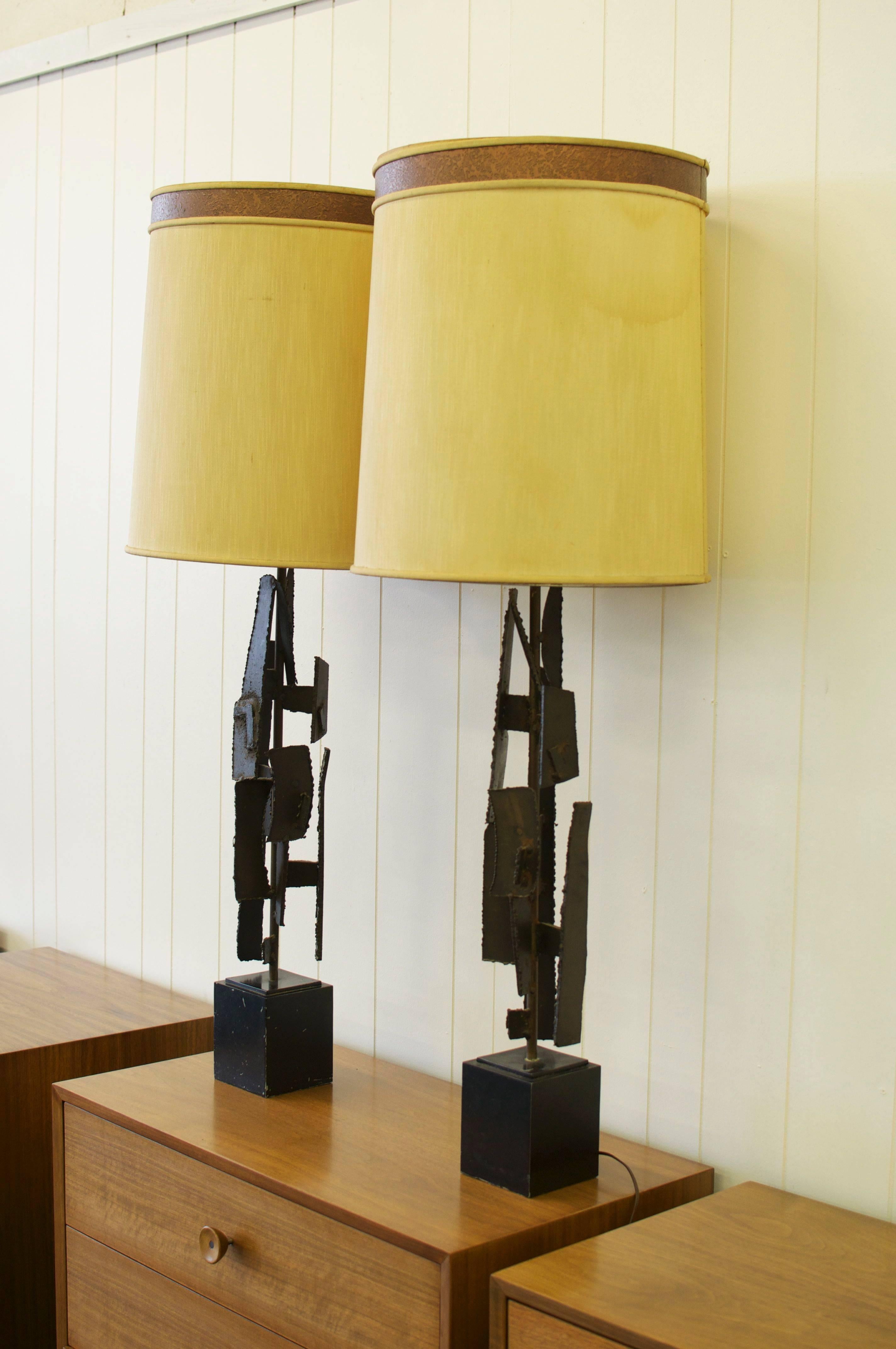 Mid-Century Modern Sculpture Lamps by Harry Balmer
