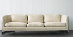 Milo Baughman Chrome Frame Sofa