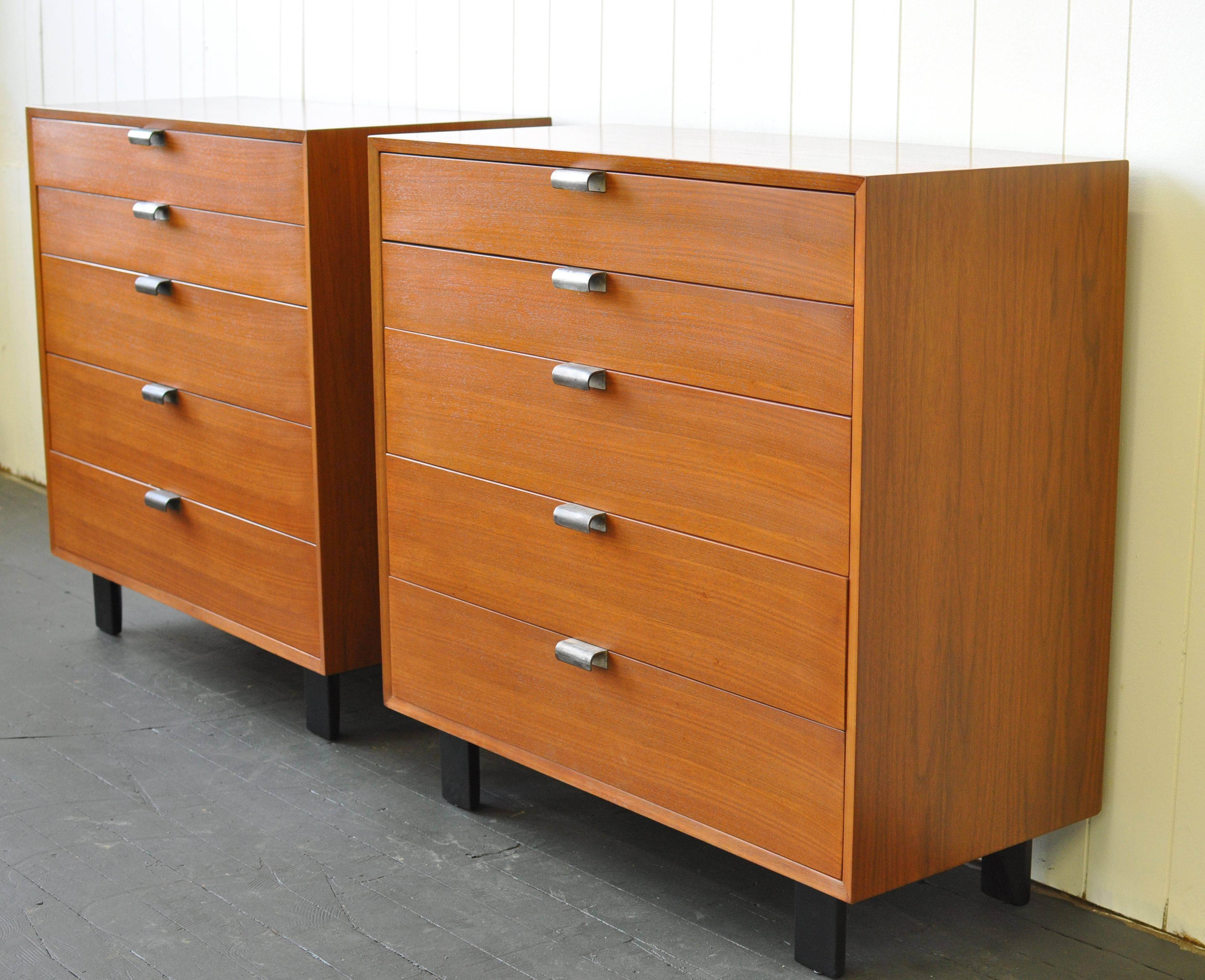 Mid-Century Modern Pair of George Nelson for Herman Miller Dressers
