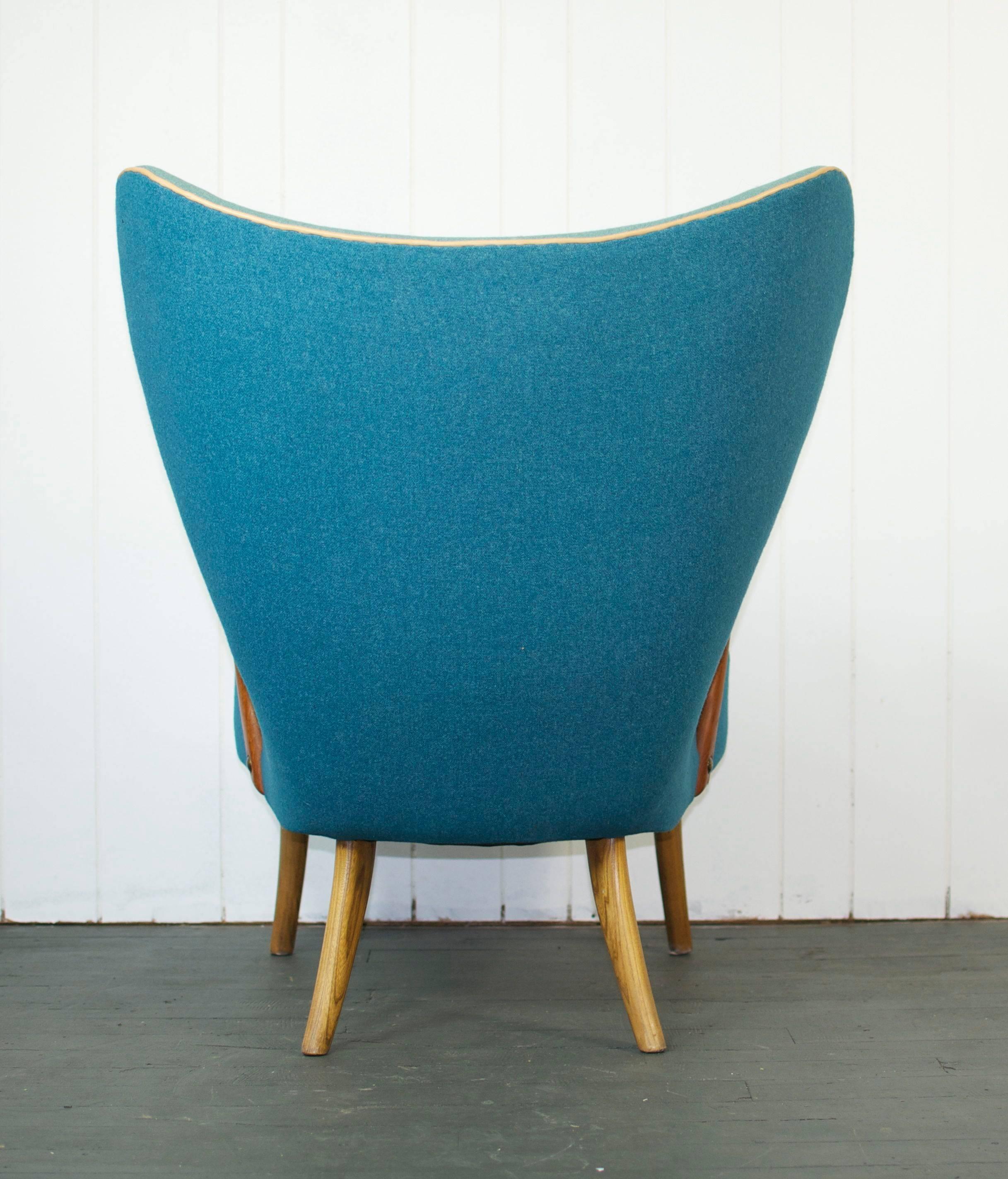 Scandinavian Modern Madsen and Schubell Pragh Lounge Chair For Sale