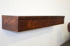 Flip-Top Rosewood Console by Arne Hovmand-Olsen