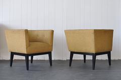 Pair of 1950s Cube Chairs