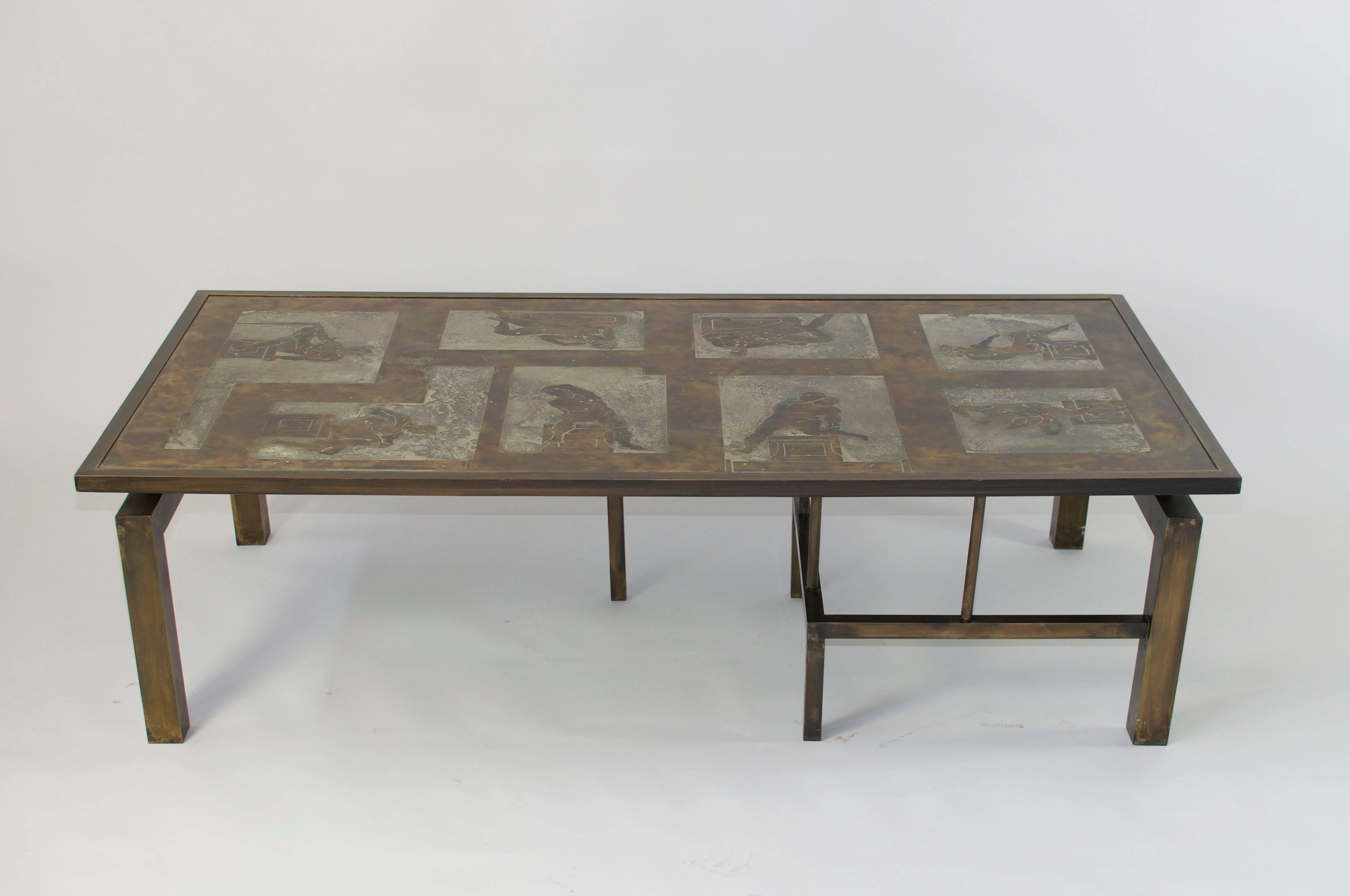 American Philip and Kelvin LaVerne Medici Coffee Table For Sale