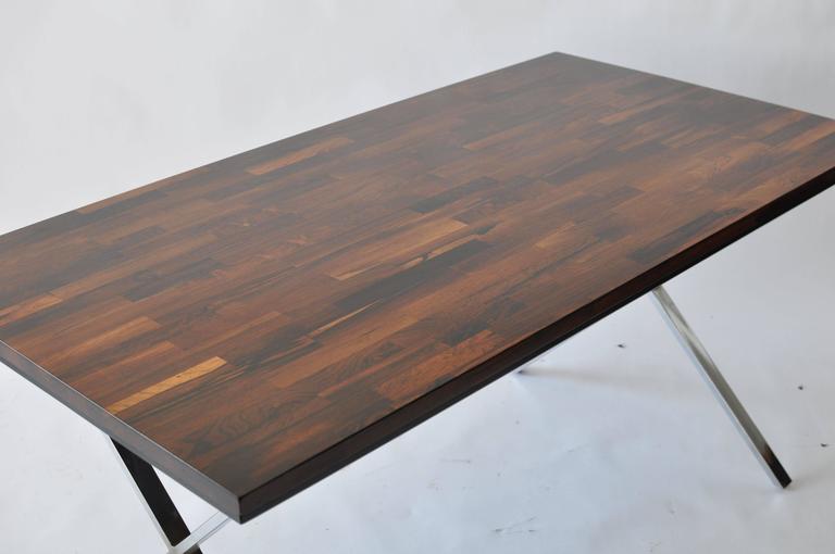 Milo Baughman Rosewood Desk At 1stdibs Mid Century Modern Milo Baughman Rosewood Desk For