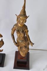 Collection of Vintage Thai Figure Lamps