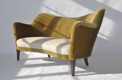 Petite Sculptural Danish Sofa