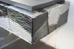 Paul Evans Argente Mirror and Console