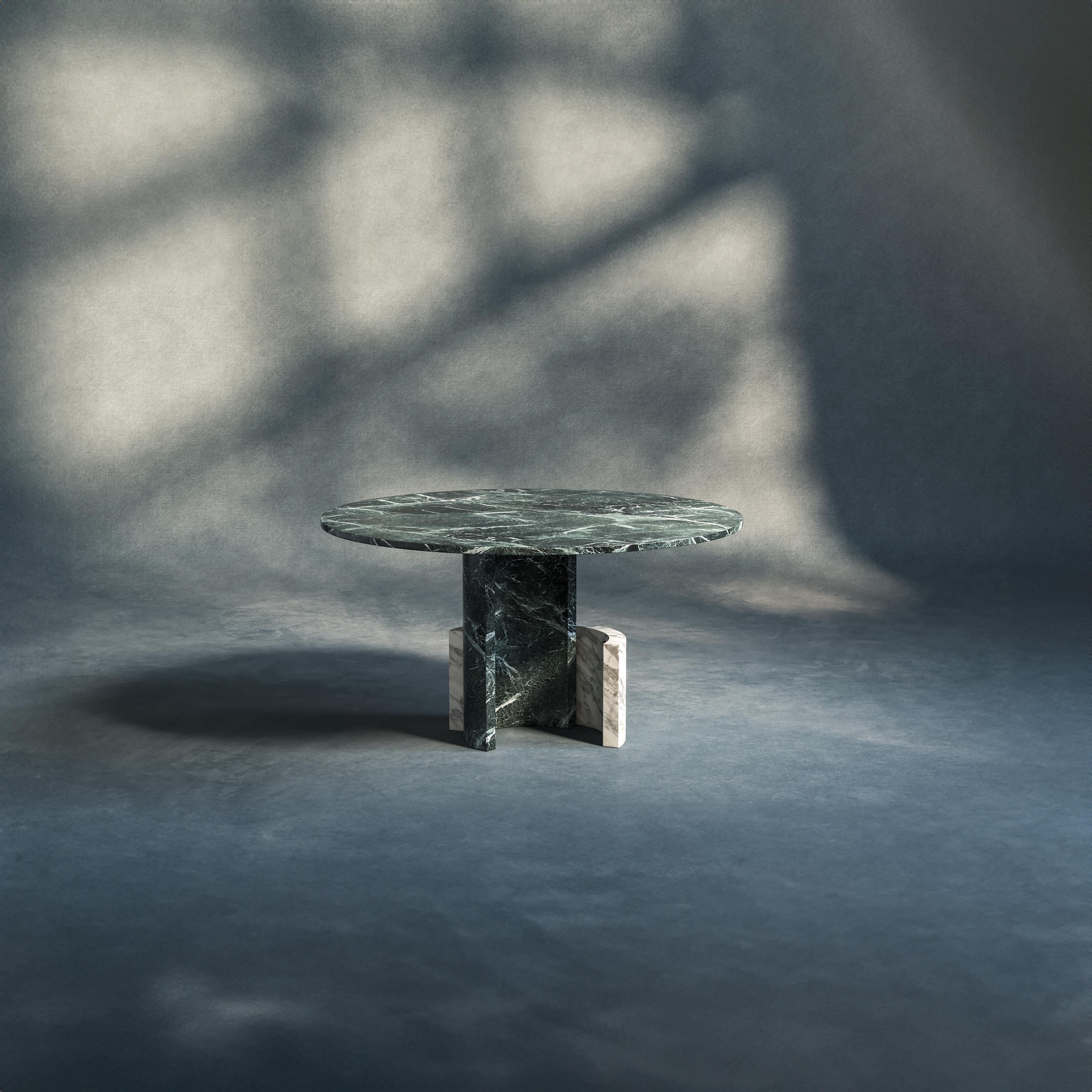 CC Round sculptural contemporary dining table by dAM Atelier In New Condition For Sale In San Paolo D'argon, BG