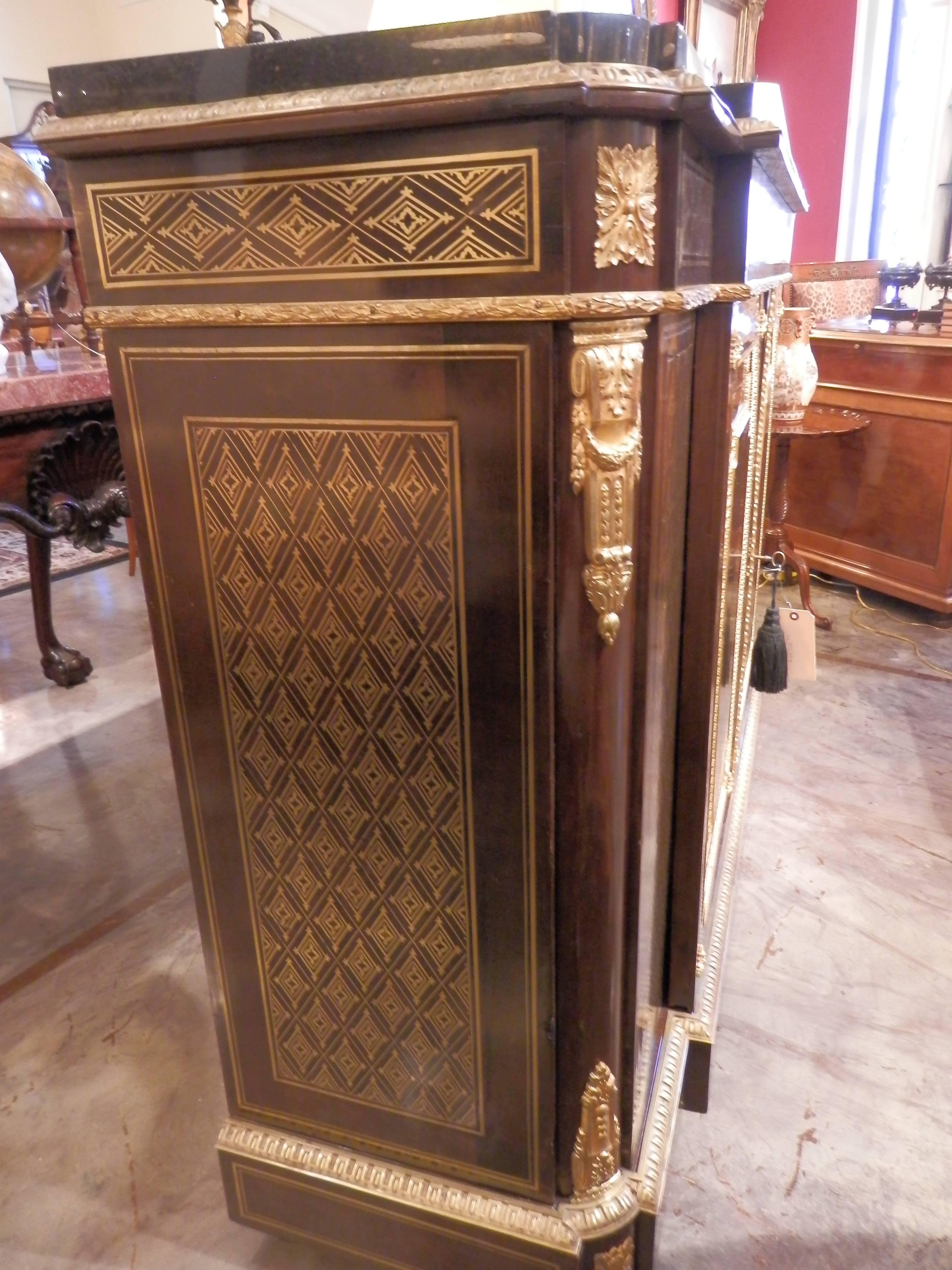 19th Century French Cabinet by Charles Guillaume Diehl In Excellent Condition In Dallas, TX