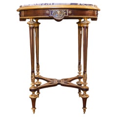 A very fine 19th century French side table attributed to Henry Dasson