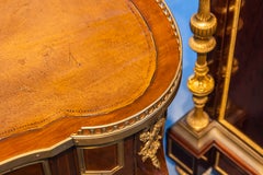 A fine 19th century French Louis XV kidney shaped writing desk by Durand