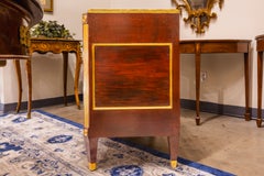 A fine original 19th century Russian mahogany and brass inlayed commode
