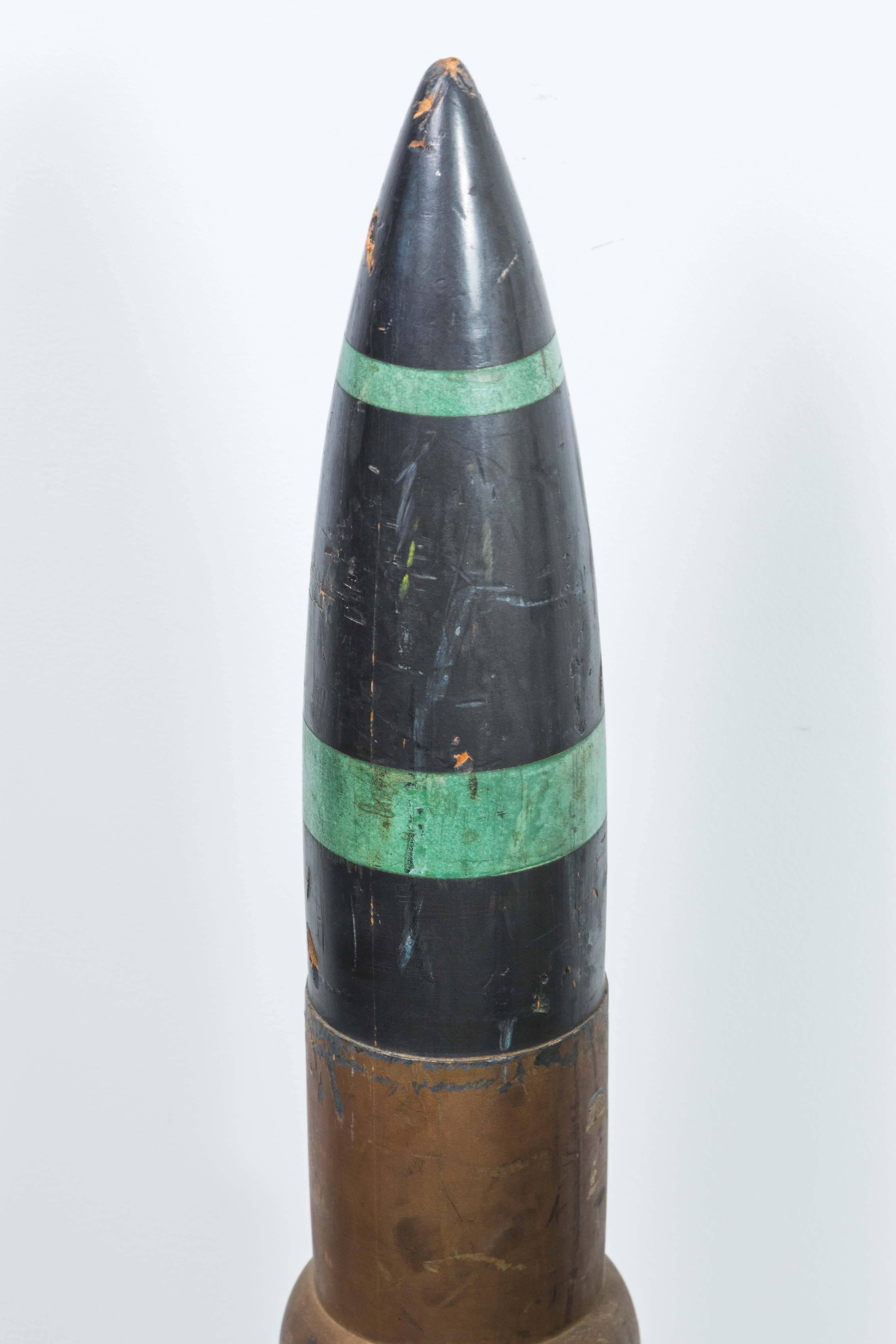 vintage artillery shells