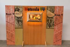 Mid-Century Motorola Television Lighted Trade or Store Display