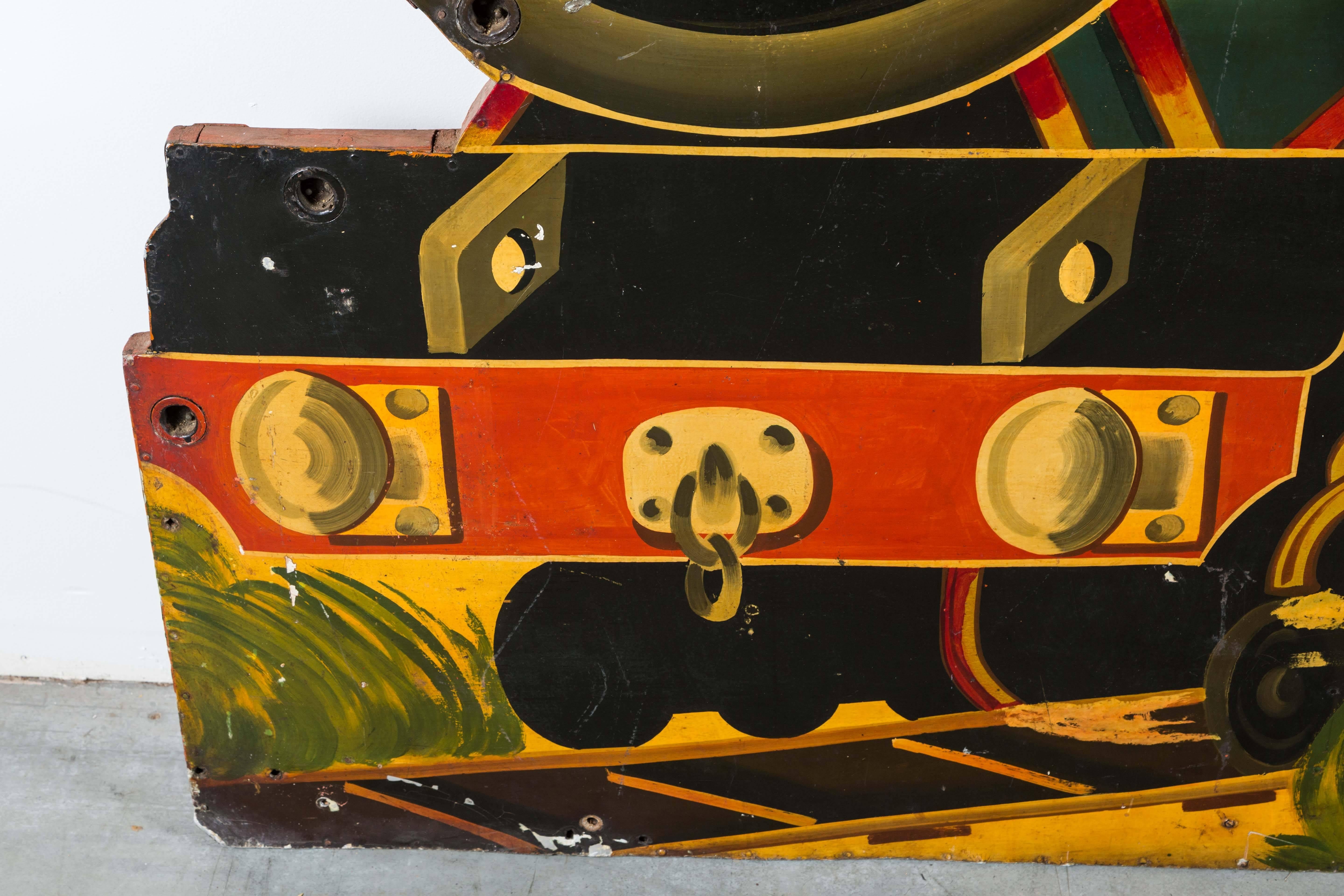 Hand-Painted Early 20th Century Carnival Midway 