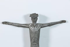 Abstract Cubist Iron American Church Crucifix