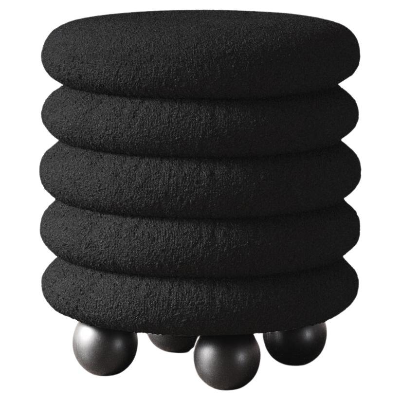 BOMBS in bouclé nero di Hermhaus