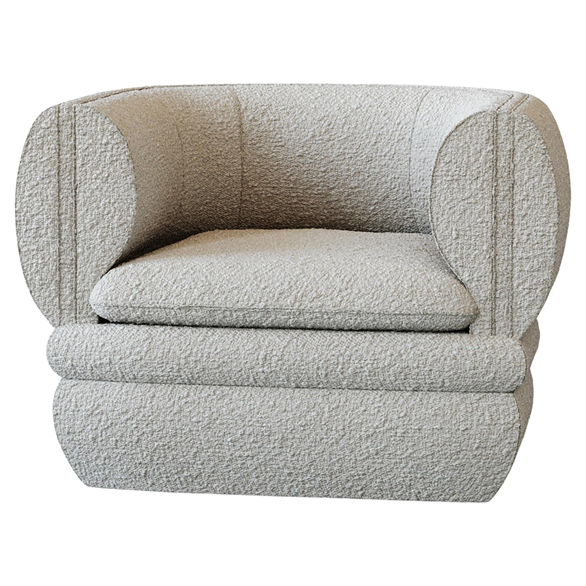 Sillón Paus Boucle Beige by Hermhaus