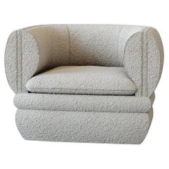 Paus Sessel Beige Boucle von Hermhaus