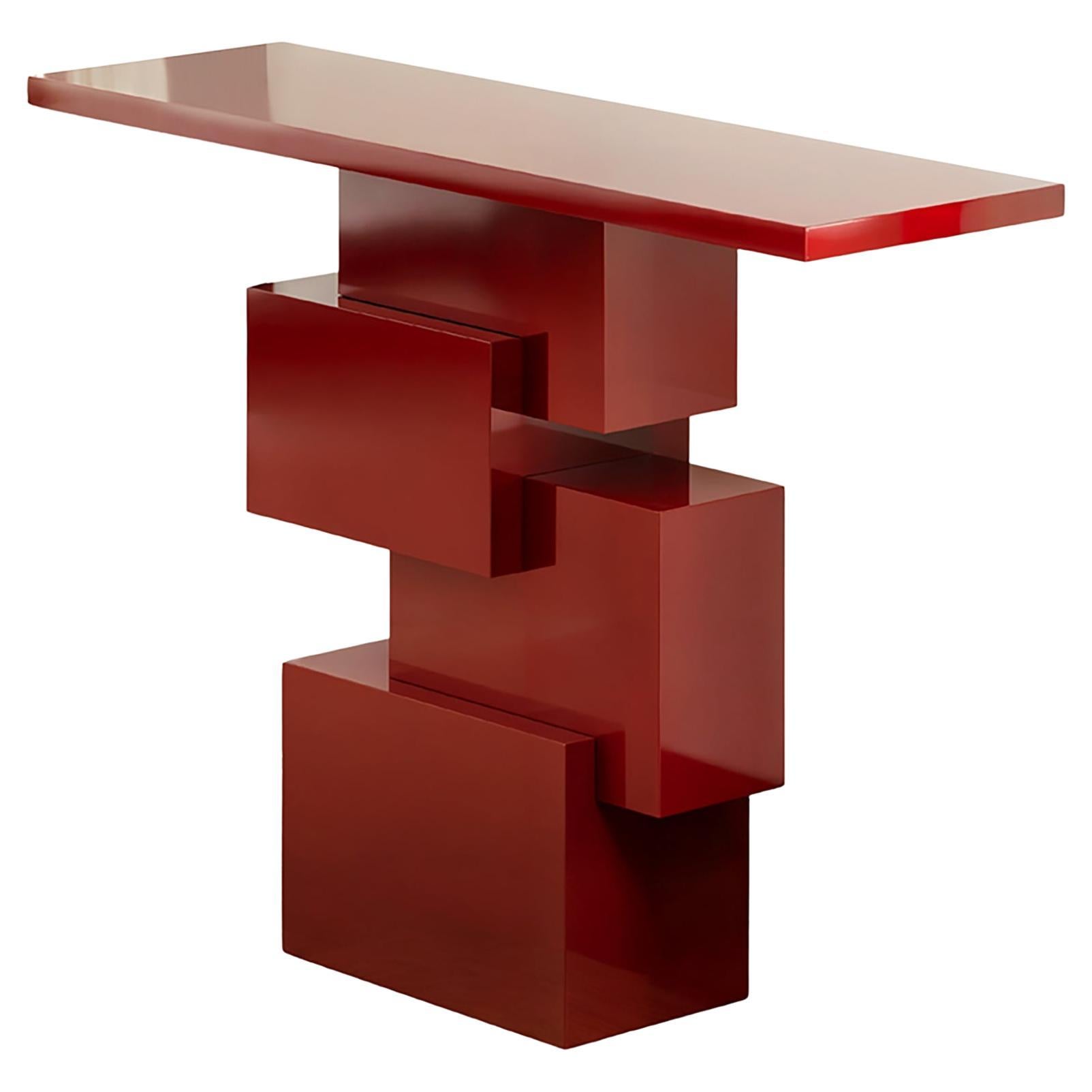 Tavolo Consolle Kruz Rosso di Hermhaus