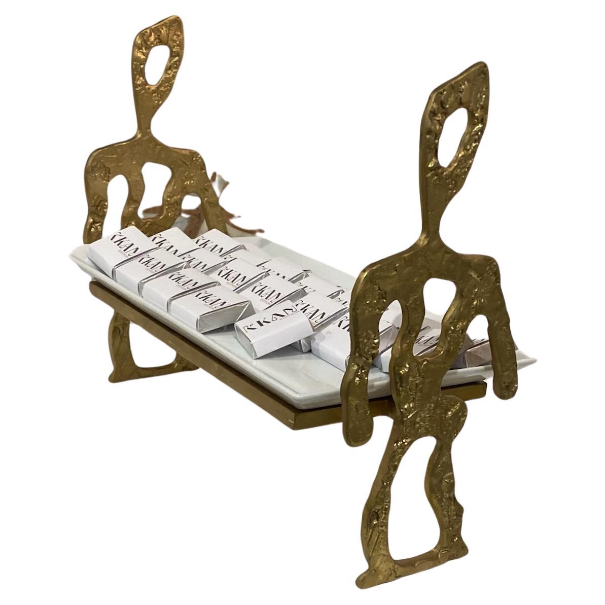 Assiette blanche serveuse