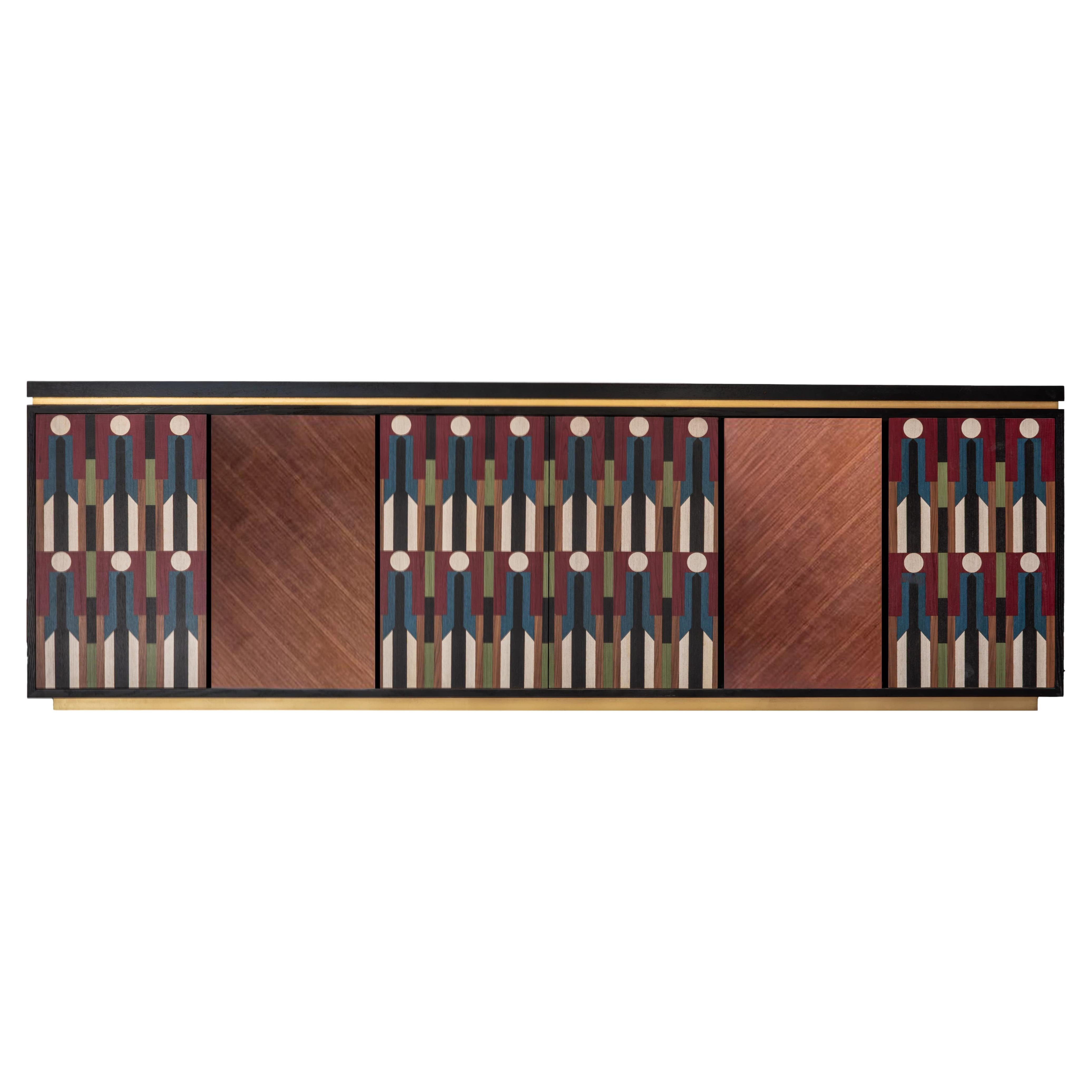 Kai Sideboard by Karim Ataya, Beech & Walnut, Modern Design, New For Sale