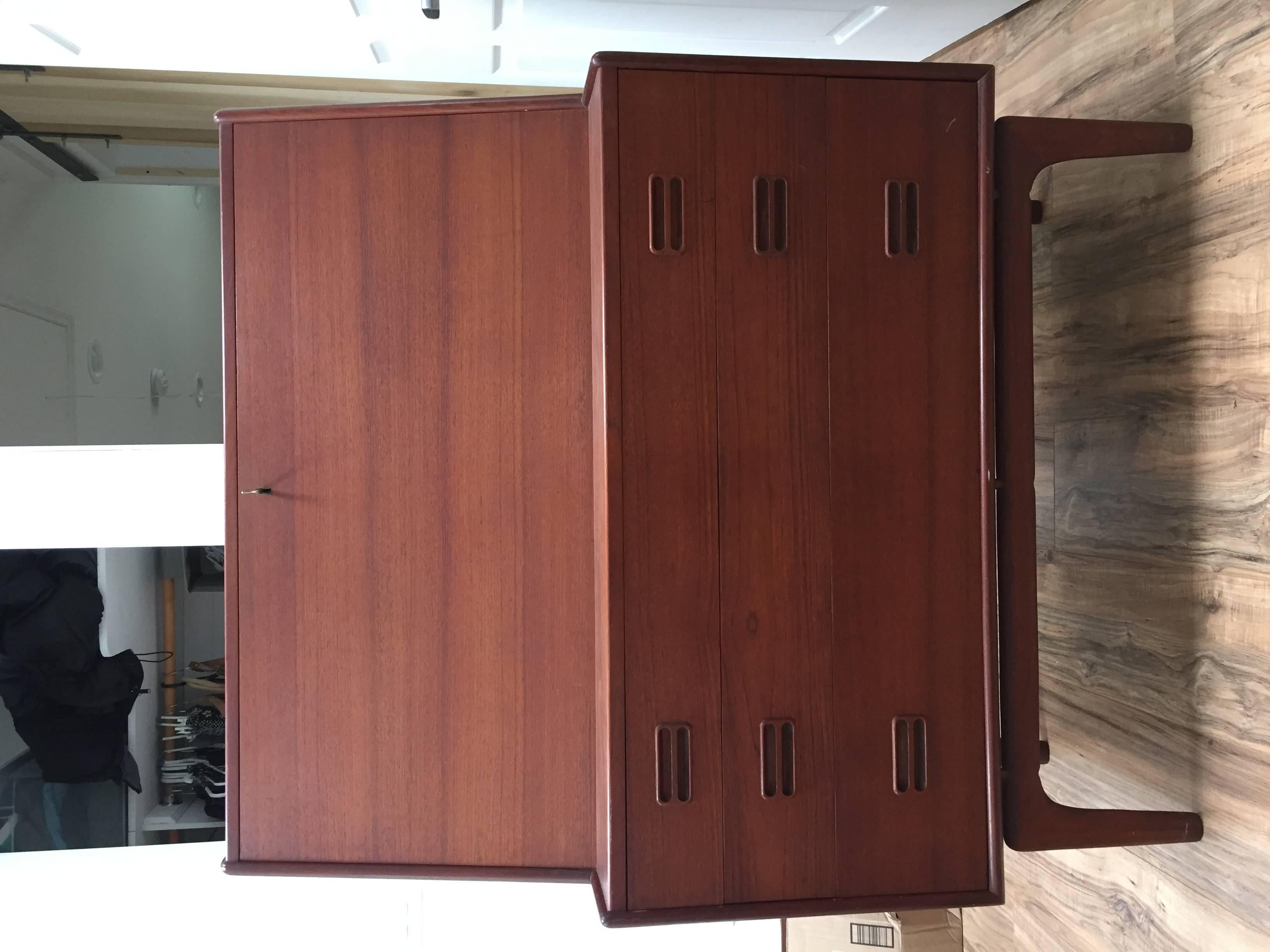 20th Century Secrataire Desk and Dresser Combination For Sale