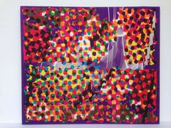 Frank Stella Signed Mounted Scarf