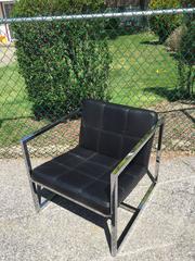 Milo Baughman Style Modern Chair