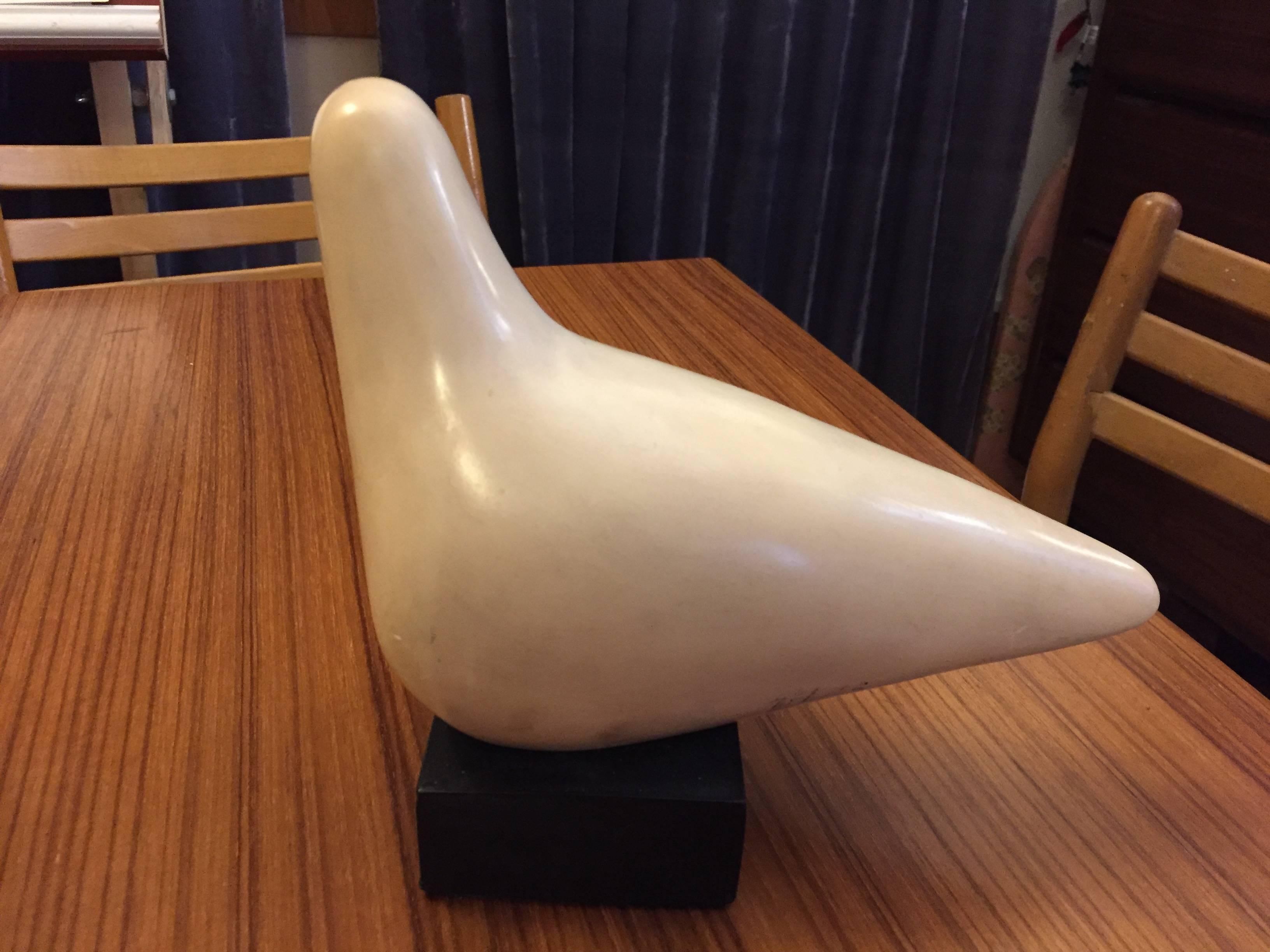 white dove statue