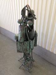 Brutalist Sculpture in the Manner of Harry Bertoia