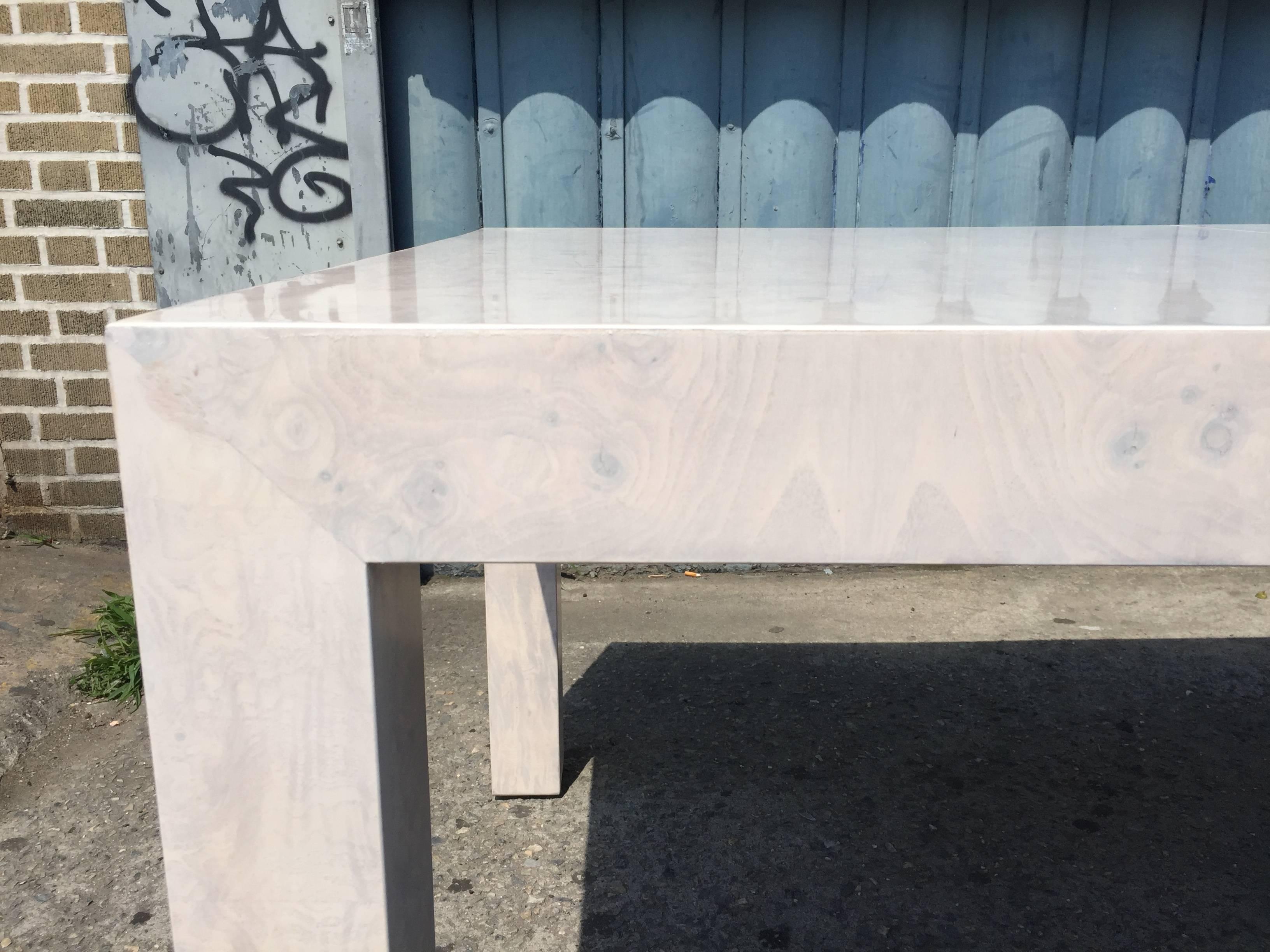 American White Washed Dining Table For Sale