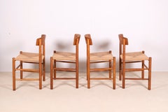 4er-Set Børge Mogensen J39 Esszimmerstühle, 1970, FDB Møbler, Dänemark