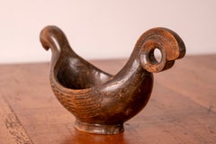 Germund Paaer Ølgås: Holzschale mit Vogelmotiv, Kalevala Koru, 1940er Jahre, Finnland