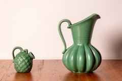 Pair of Michael Andersen & Søn Art Deco Jugs, Models 4613 & 4621, Bornholm 1930s