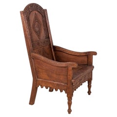 Late 17th / Early 18th Century English Oak Wainscot Armchair