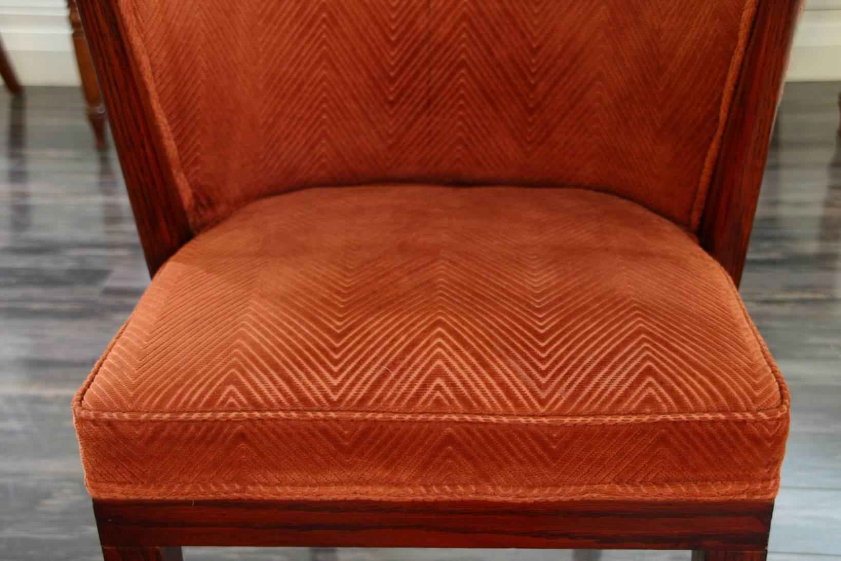 Ten Harold Schwartz  Mid-Century Tub Shaped  Dining Chairs 3